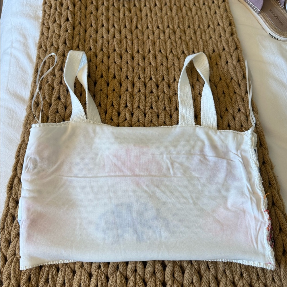 3 for $15 Altar’d State Floral Crochet Cropped Tank Festival, Bohemian, Boho - Picture 5 of 6